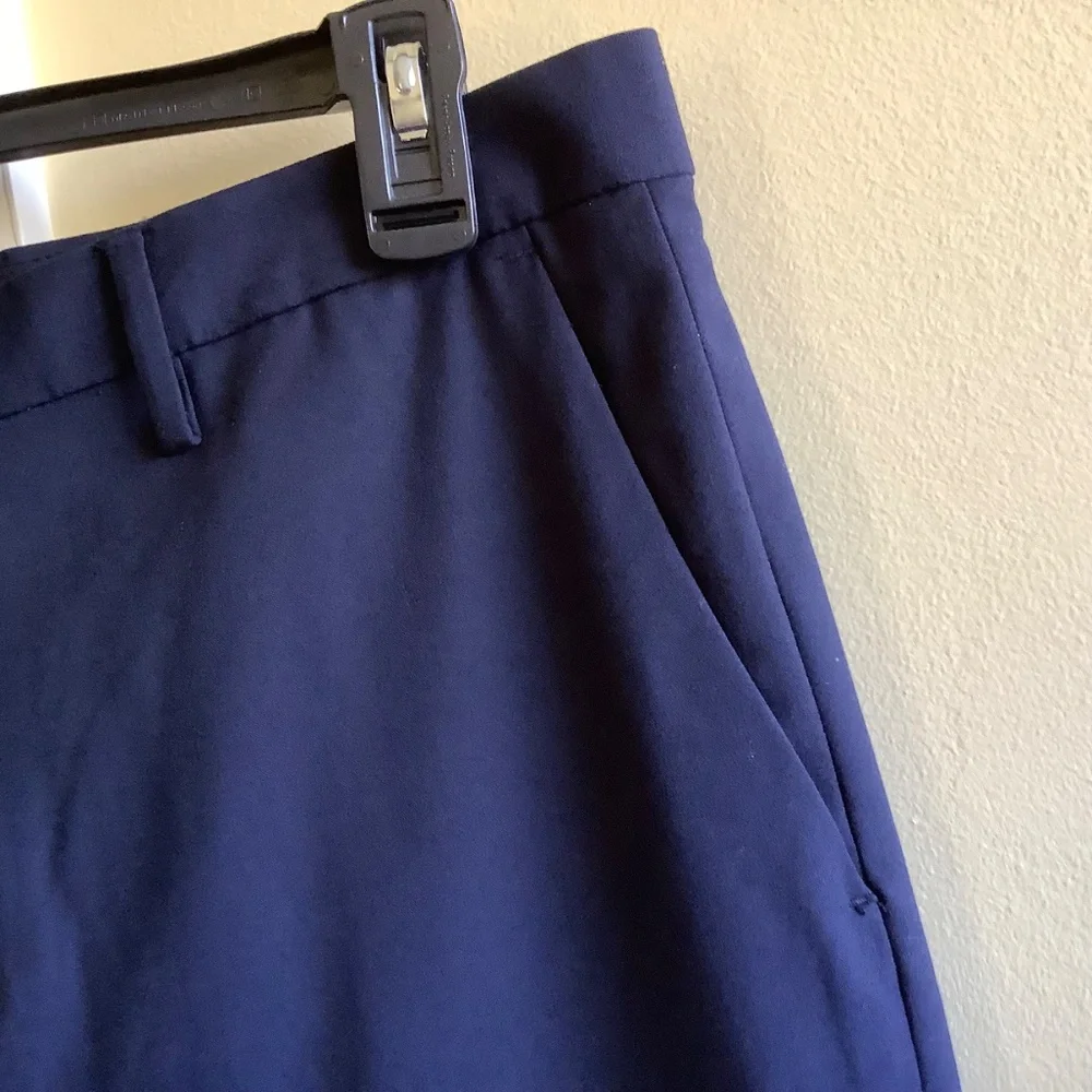 ZARA Suit Pants Slacks Navy Blue SZ 34/31